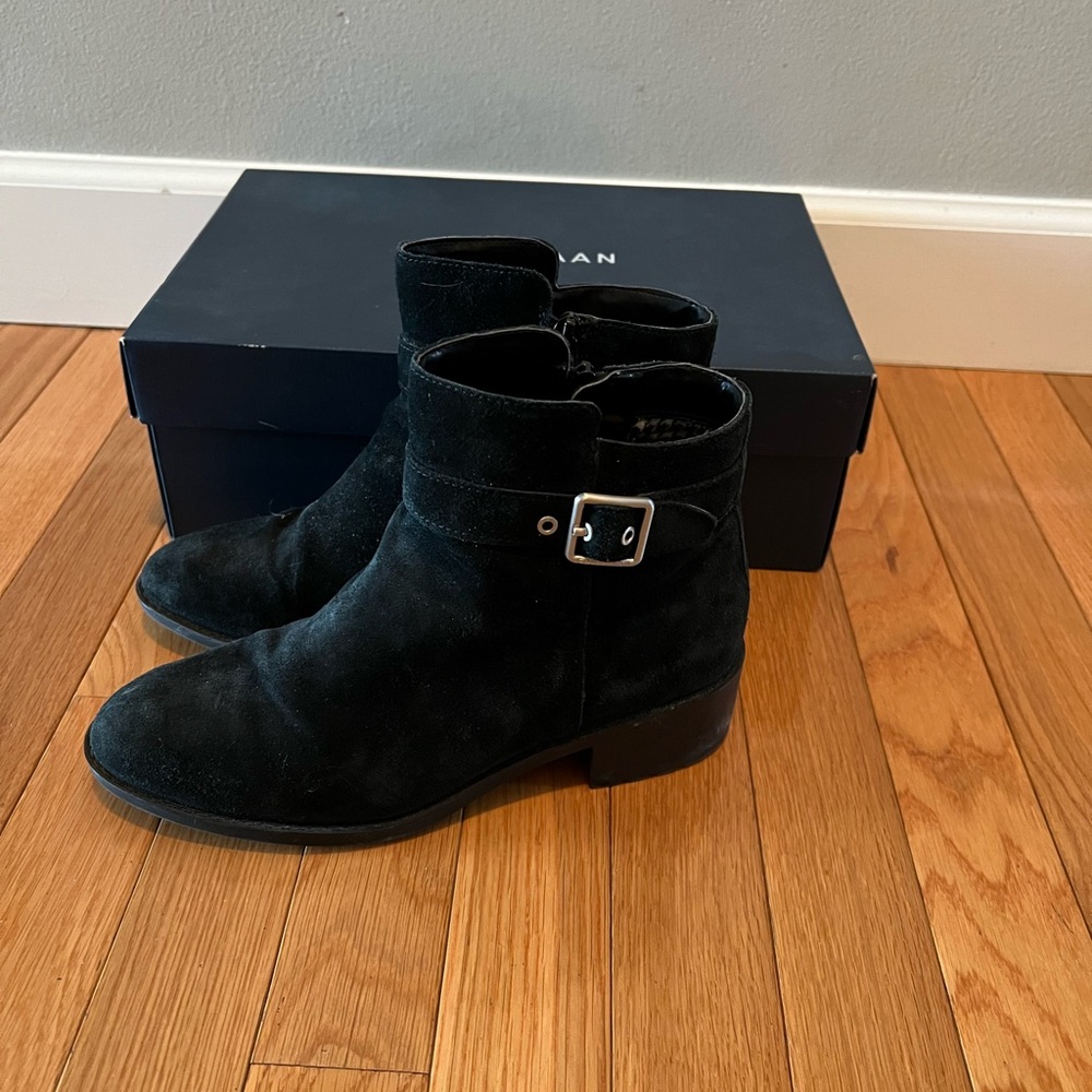Black Suede Ankle Boots